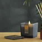 Doftljus Bamboo - Vanilla & White Woods
