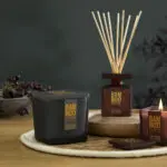Doftljus Bamboo - Vanilla & White Woods