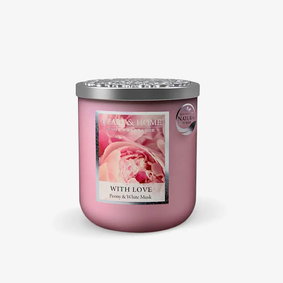 Litet Doftljus With Love - Heart & Home