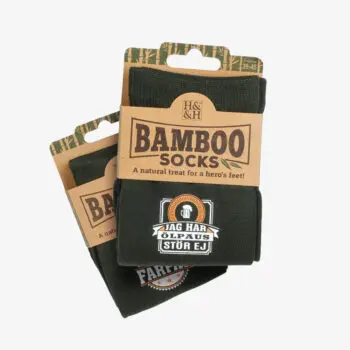 Bamboo Strumpor Grön - Olika Budskap