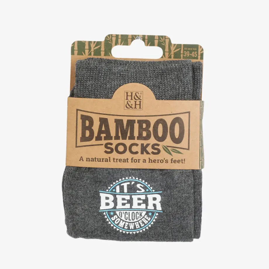 Bamboo Strumpor Grå - Olika Budskap