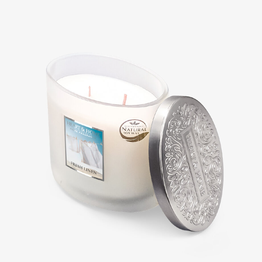 Twin Wick Doftljus Fresh Linen - Heart & Home