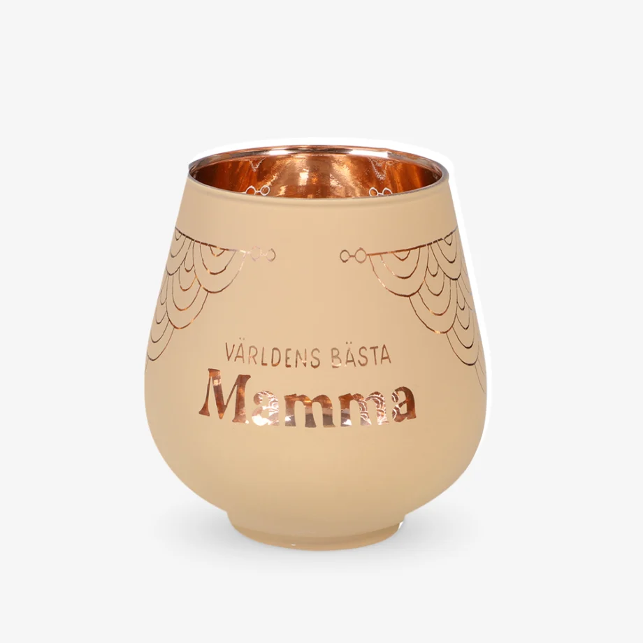 Mirror Candle - Världens bästa Mamma