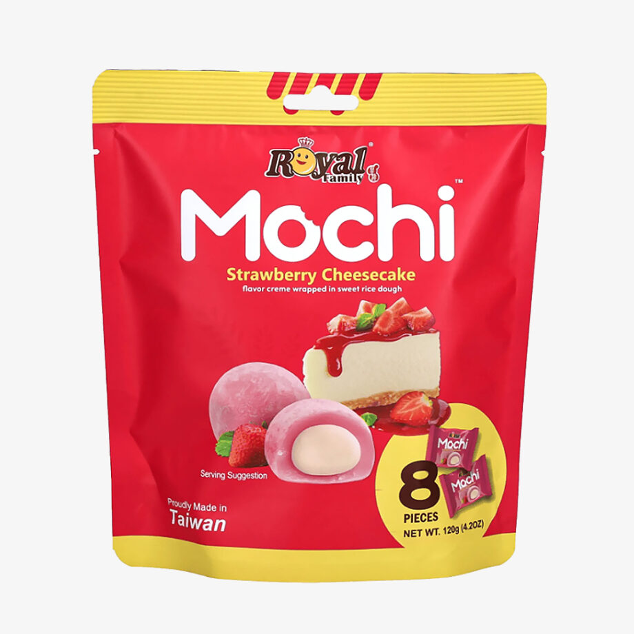 Royal Family Mochi Strawberry Cheesecake